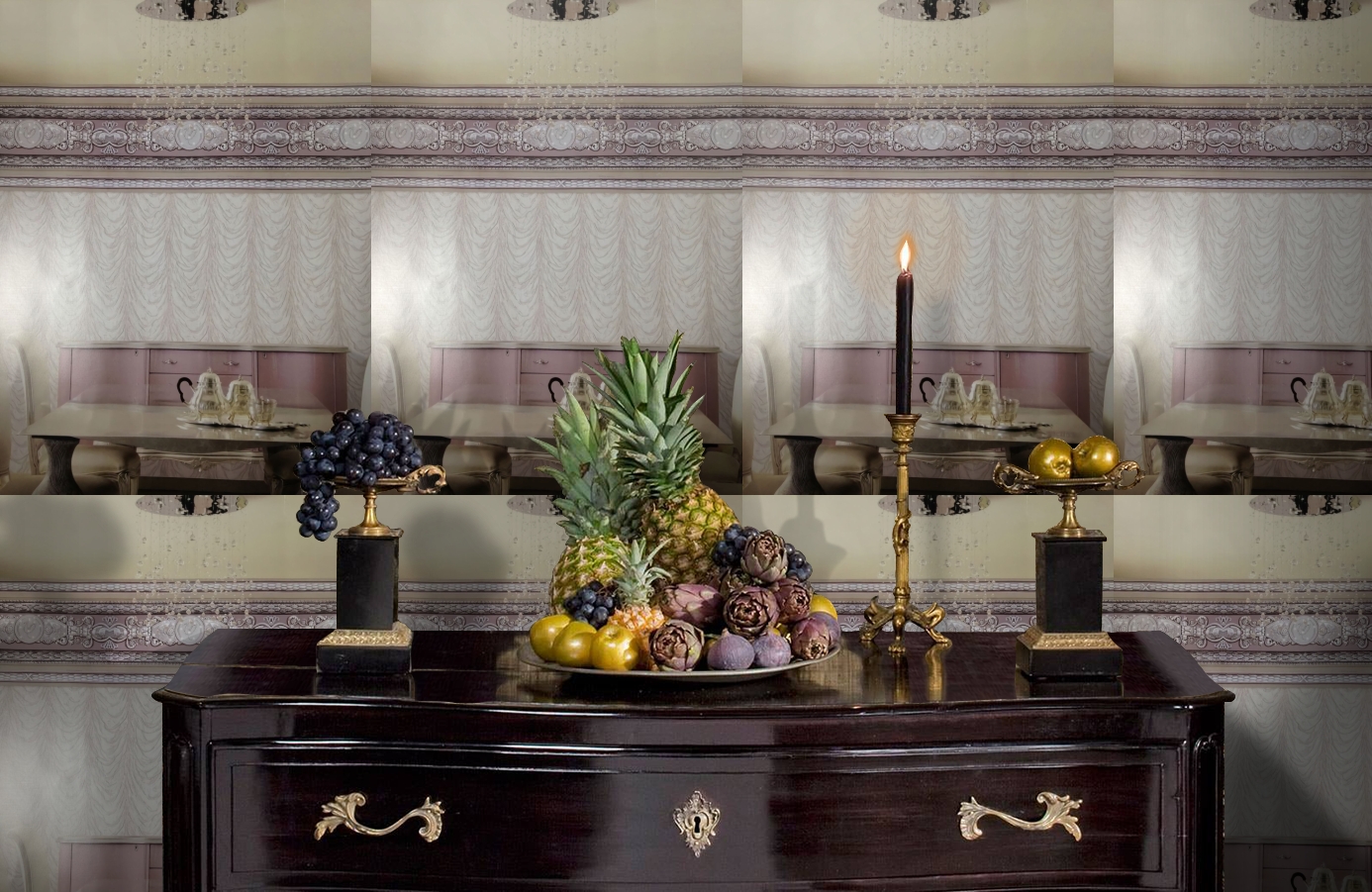 Обои 81312 фото в интерьере гостиной