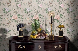 Обои SLK1 002 3 фото в интерьере гостиной превью