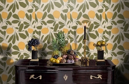 Обои CRF3 004 фото в интерьере гостиной превью