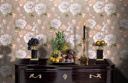 Обои FL4 012 фото в интерьере гостиной превью