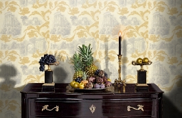 Обои 18116 фото в интерьере гостиной превью