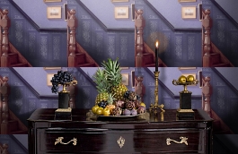 Обои RD06730 фото в интерьере гостиной превью