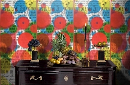 Обои 46099 фото в интерьере гостиной превью