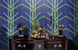 Обои 55082 фото в интерьере гостиной превью