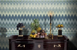 Обои 20063 фото в интерьере гостиной превью