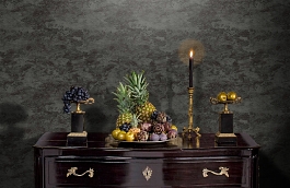 Обои 1108-5 фото в интерьере гостиной превью