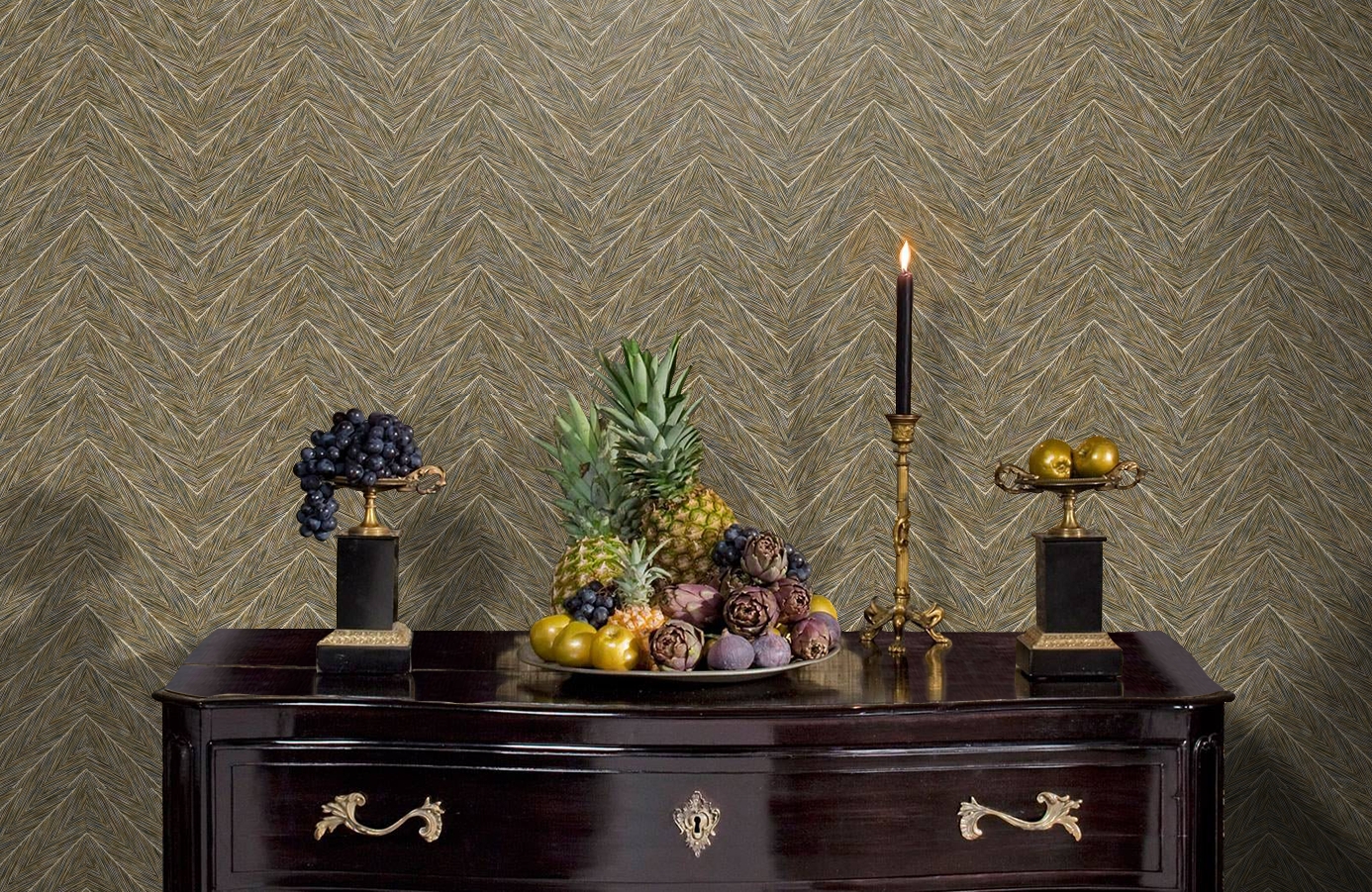 Обои 1204-7 фото в интерьере гостиной