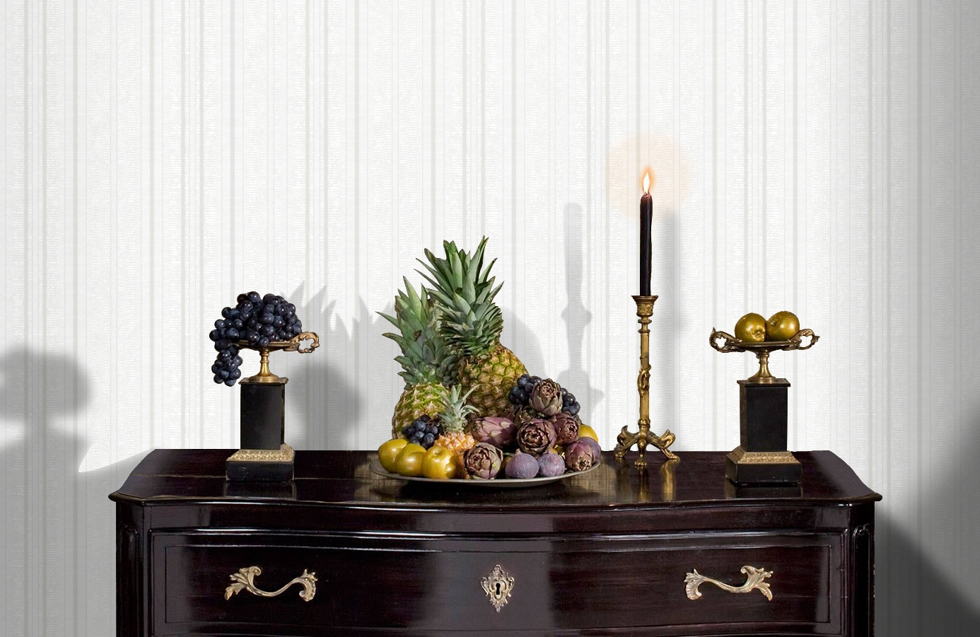 Обои 1208-1 фото в интерьере гостиной