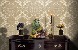 Обои 1301-4 фото в интерьере гостиной превью