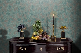 Обои 1513-4 фото в интерьере гостиной превью