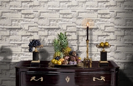 Обои 1601-1 фото в интерьере гостиной превью