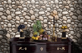 Обои 1602-3 фото в интерьере гостиной превью