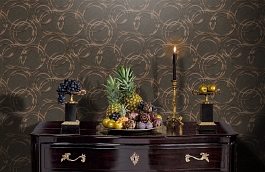 Обои 1614-4 фото в интерьере гостиной превью