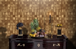 Обои 1615-2 фото в интерьере гостиной превью