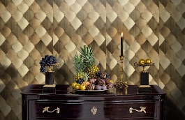 Обои 1619-2 фото в интерьере гостиной превью