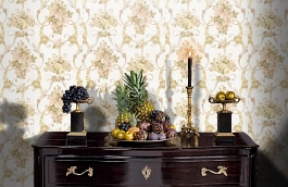 Обои 2604-1 фото в интерьере гостиной превью