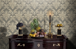 Обои 2606-4 фото в интерьере гостиной превью