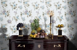 Обои 2610-4 фото в интерьере гостиной превью