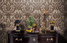 Обои 2614-3 фото в интерьере гостиной превью