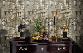 Обои 4705-1 фото в интерьере гостиной превью