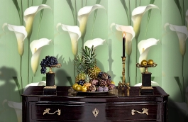 Обои 54139-5 фото в интерьере гостиной превью