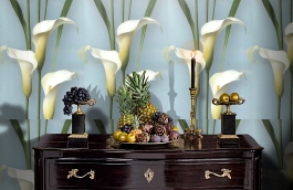 Обои 54139-7 фото в интерьере гостиной превью