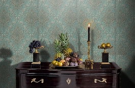 Обои 54148-6 фото в интерьере гостиной превью