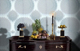 Обои 54152-4 фото в интерьере гостиной превью