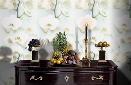 Обои 54169-1 фото в интерьере гостиной превью