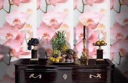 Обои 54169-2 фото в интерьере гостиной превью