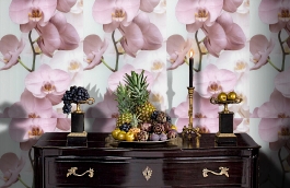 Обои 54169-3 фото в интерьере гостиной превью