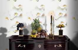 Обои 54169-4 фото в интерьере гостиной превью