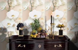 Обои 54169-5 фото в интерьере гостиной превью