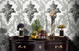 Обои 54172-3 фото в интерьере гостиной превью