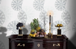 Обои 54175-1 фото в интерьере гостиной превью