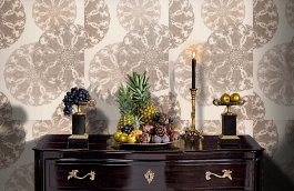 Обои 54175-4 фото в интерьере гостиной превью