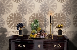 Обои 54175-5 фото в интерьере гостиной превью