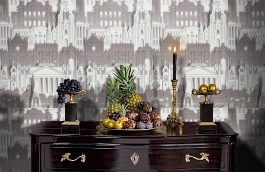 Обои 54194-4 фото в интерьере гостиной превью