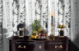 Обои 54198-1 фото в интерьере гостиной превью