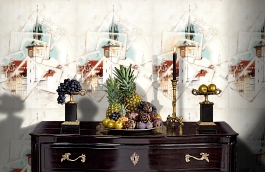 Обои 54202-1 фото в интерьере гостиной превью