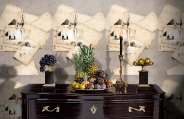 Обои 54202-2 фото в интерьере гостиной превью