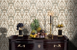 Обои 54221-4 фото в интерьере гостиной превью