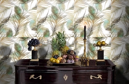 Обои 54229-1 фото в интерьере гостиной превью