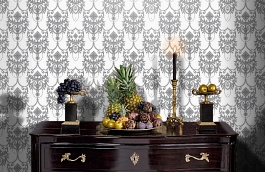 Обои 54234-1 фото в интерьере гостиной превью