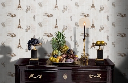 Обои 54259-1 фото в интерьере гостиной превью