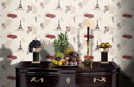 Обои 54259-2 фото в интерьере гостиной превью