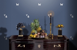 Обои 54309-6 фото в интерьере гостиной превью