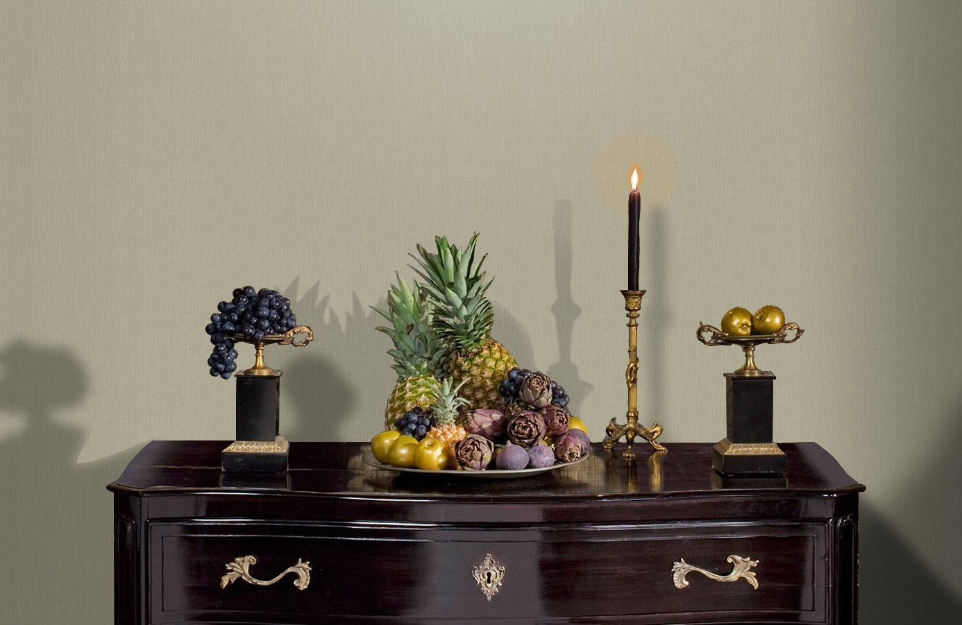 Обои 7018-8 фото в интерьере гостиной