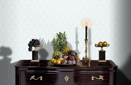 Обои 7023-1 фото в интерьере гостиной превью