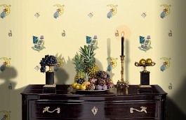 Обои 8941-1 фото в интерьере гостиной превью